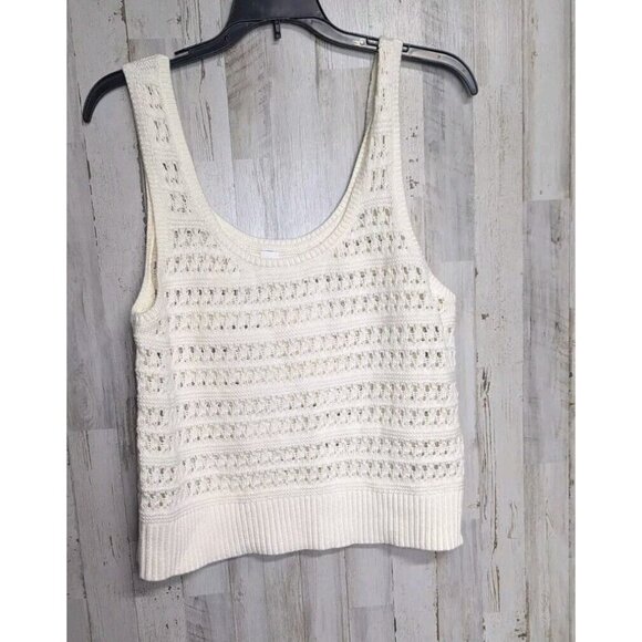 Old Navy Crochet CropTop Large Boho Cottagecore Coquette Coastal Grandma… - Picture 1 of 8